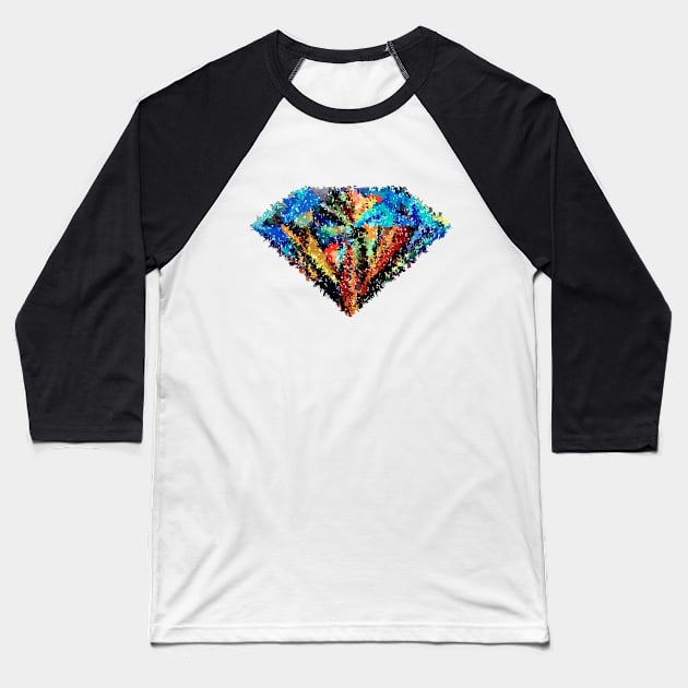 Abstract Diamond Baseball T-Shirt by scdesigns